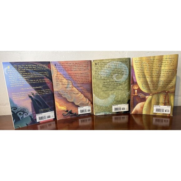 JK Rowling Harry Potter Complete Series 1-4 Paperback Set - Picture 3 of 7